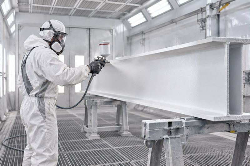 coating-applicators-coats-stee--beam Coating applicators coats steel beams