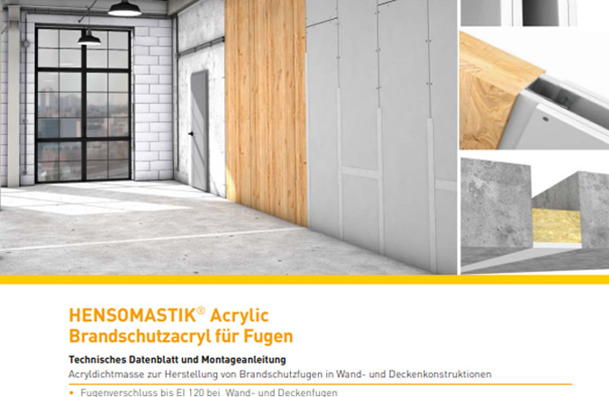 Acrylic für Fugen