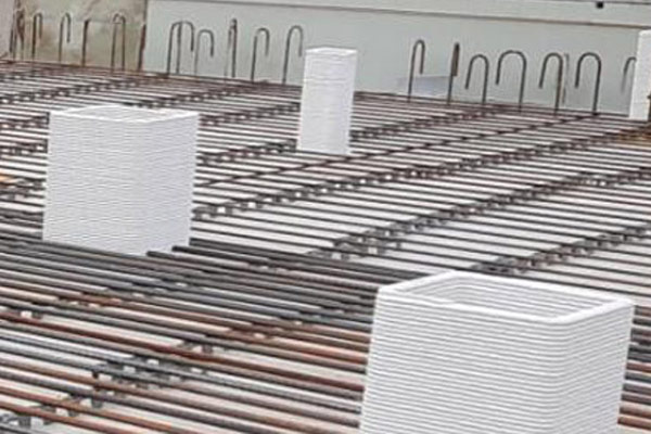 C-FORM fire protection recess Formwork element with integrated fire penetration seal